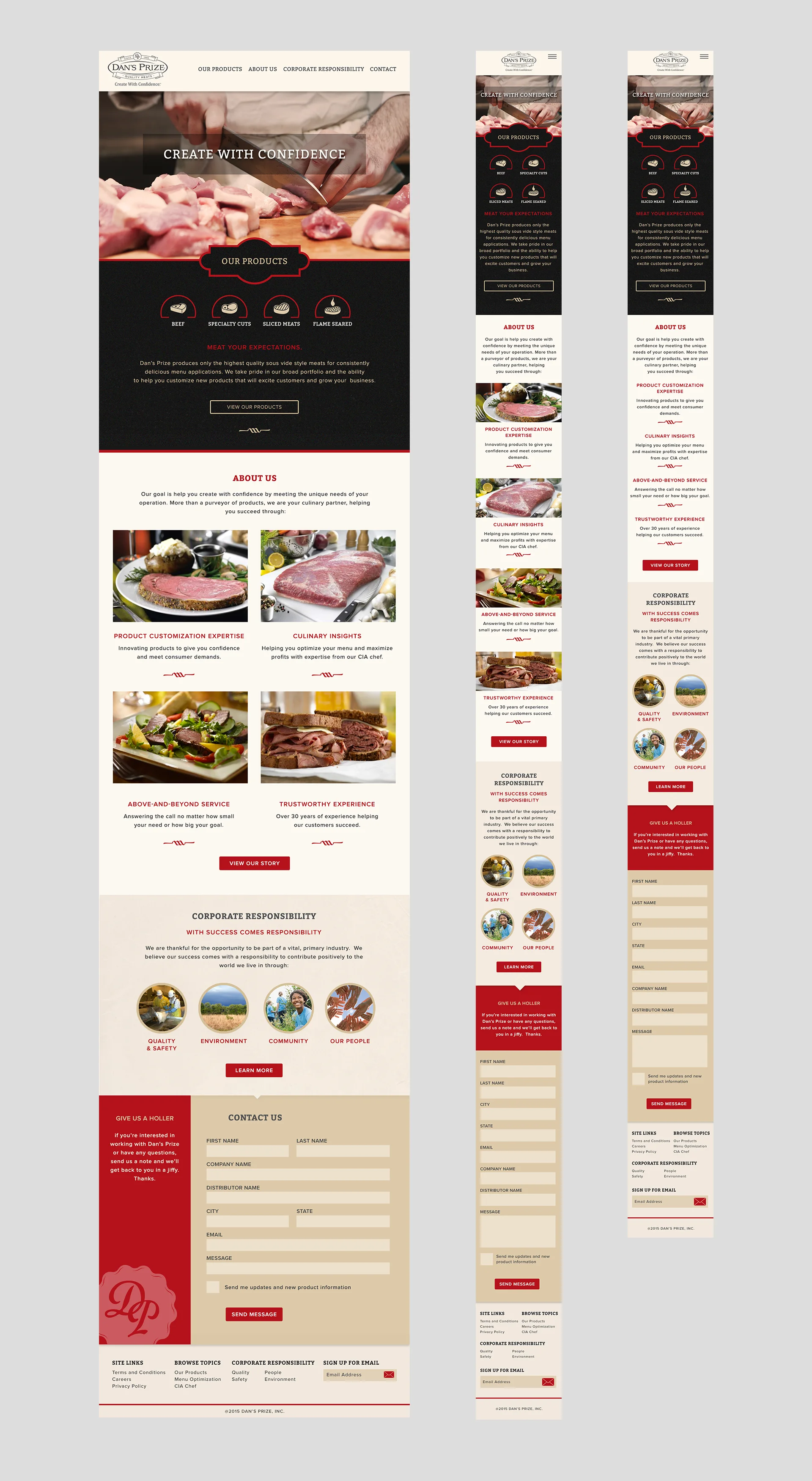 Dan's Prize: Global Site Redesign